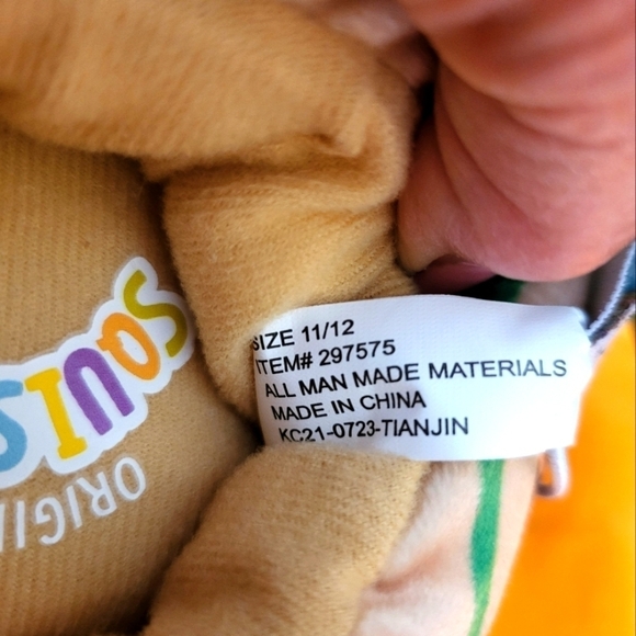 NWT Squishmallows Slippers 11/12 Christmas Hans Hedgehog kids - Picture 9 of 14